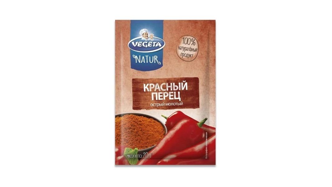 Перец VEGETA Natur Красный острый молотый 20г