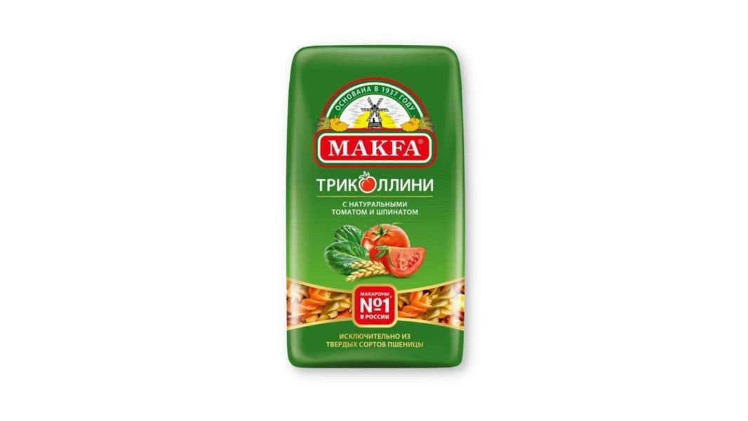 Макароны Makfa триколлини спираль 450 г