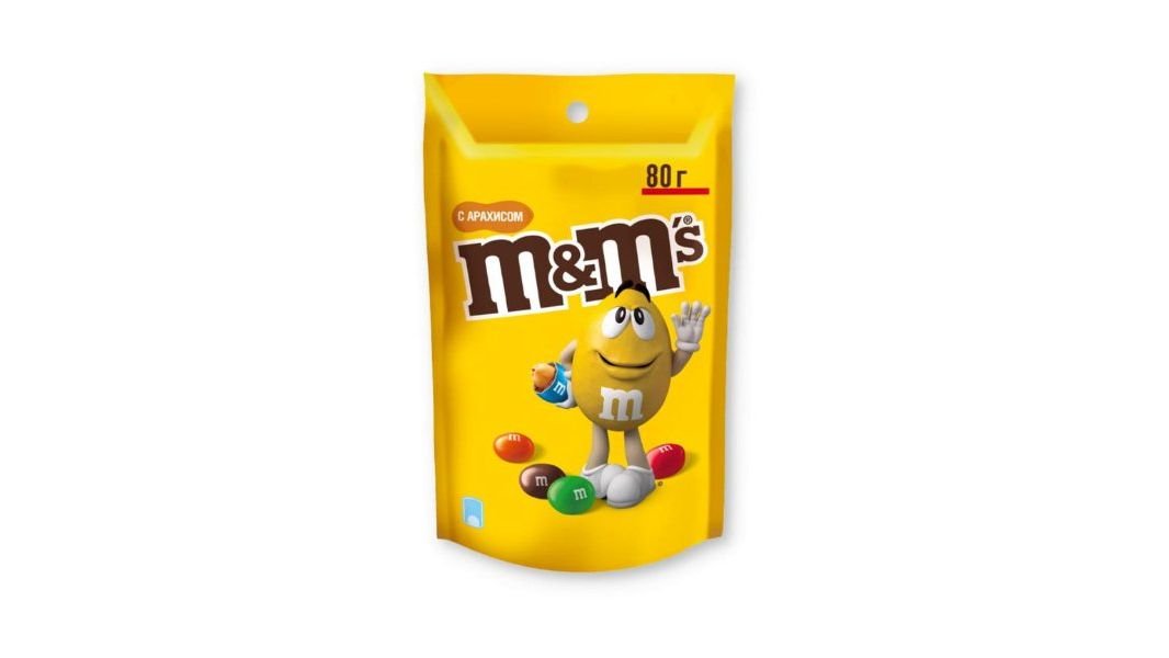 Драже M&M С арахисом 80г м/у