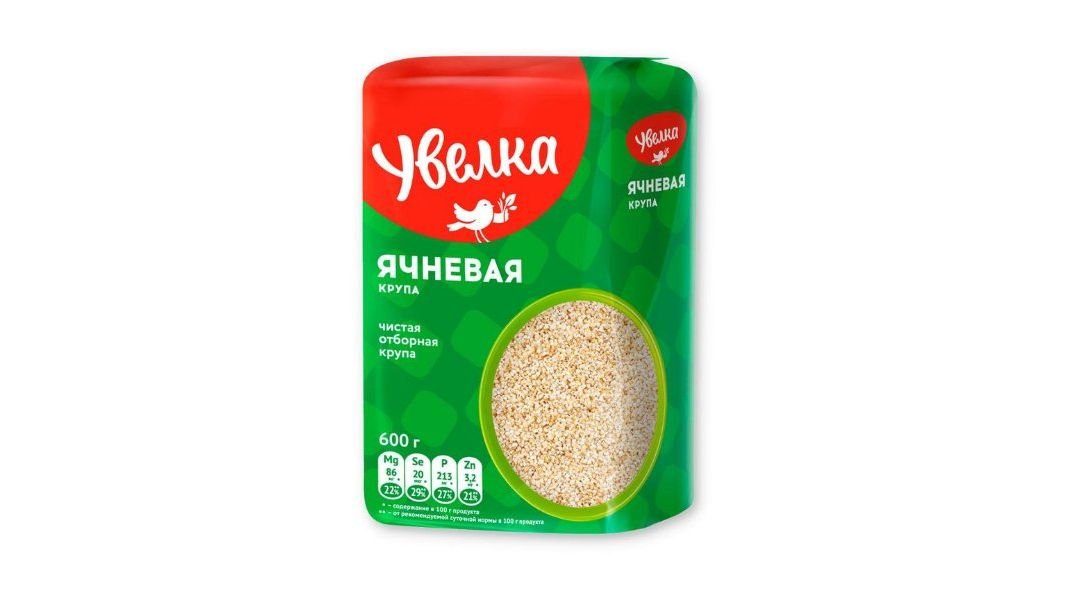 Крупа УВЕЛКА Ячневая отборная 600г м/у
