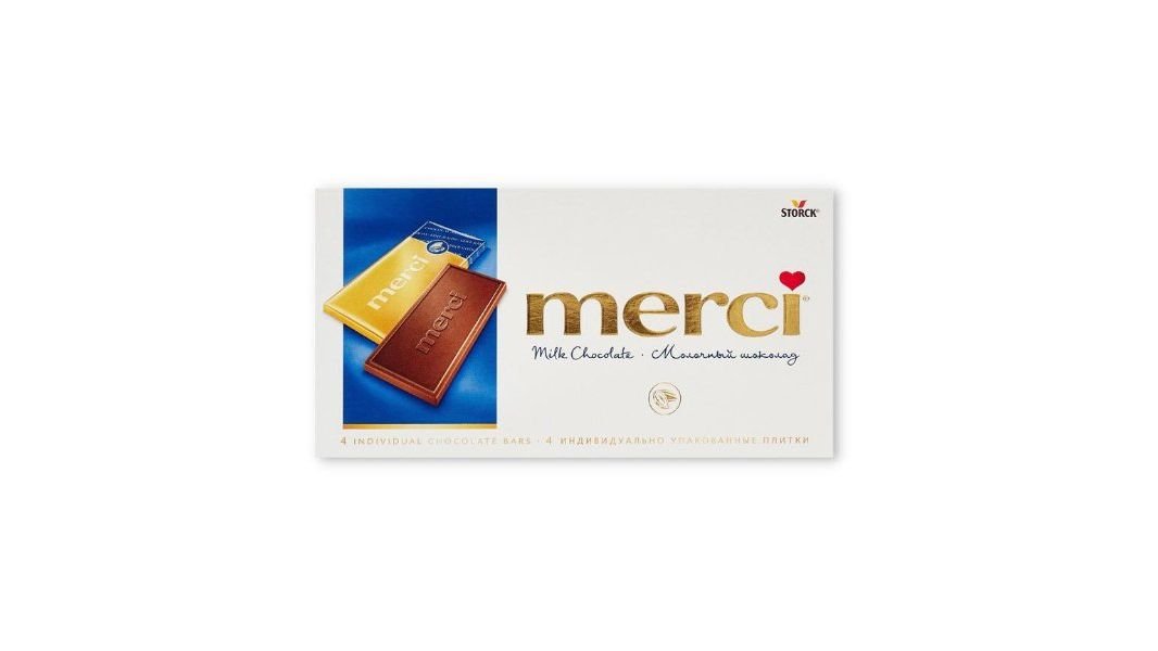 Шоколад Merci Молочный 100 г