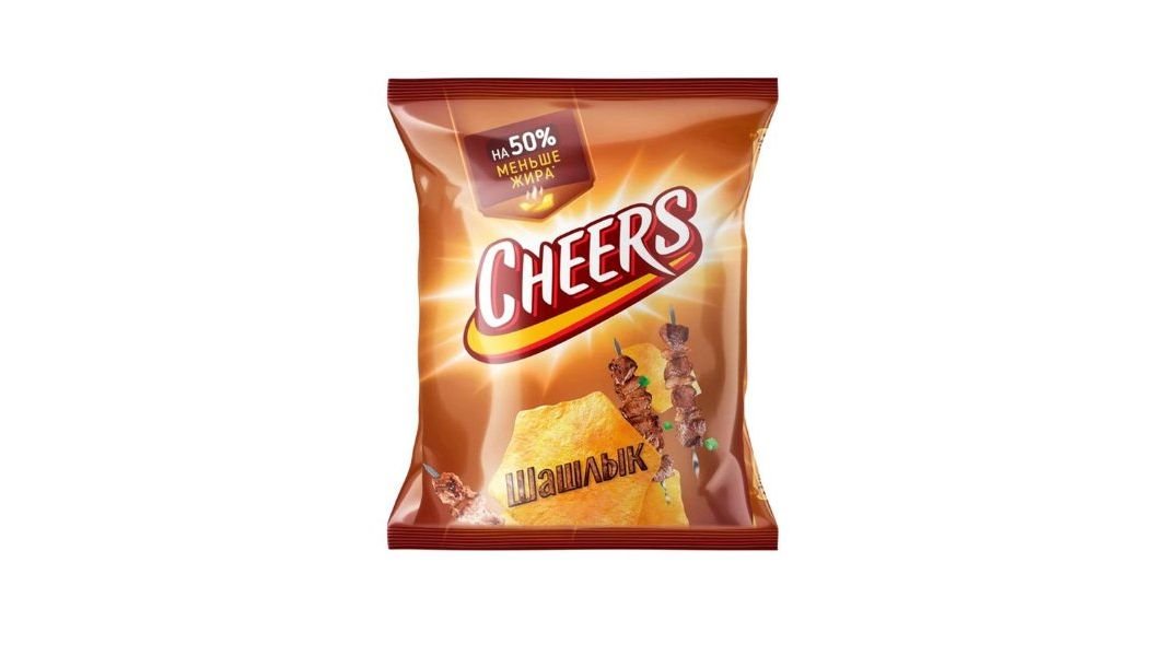 Чипсы Cheers вкус шашлыка 130 г
