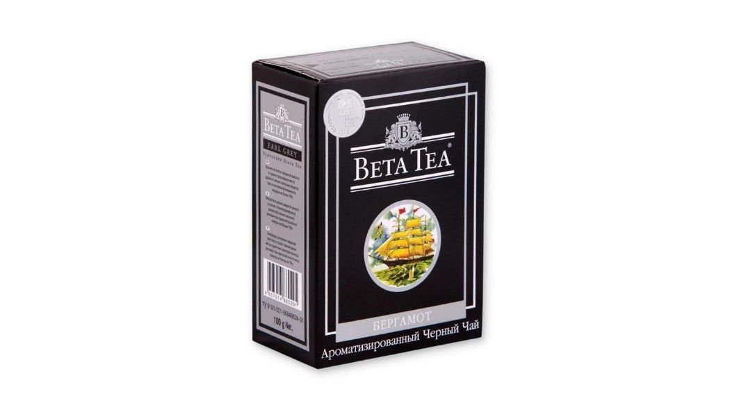 Чай Beta Tea Earl Grey черный листовой 100 г