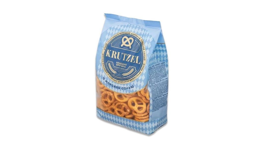 Крендельки Яшкино Krutzel Бретцель с солью 250 г