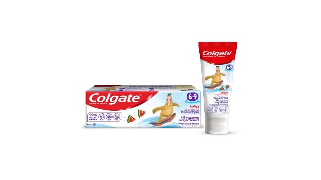Зубная паста Colgate детская Арбуз 6-9 лет 60 мл