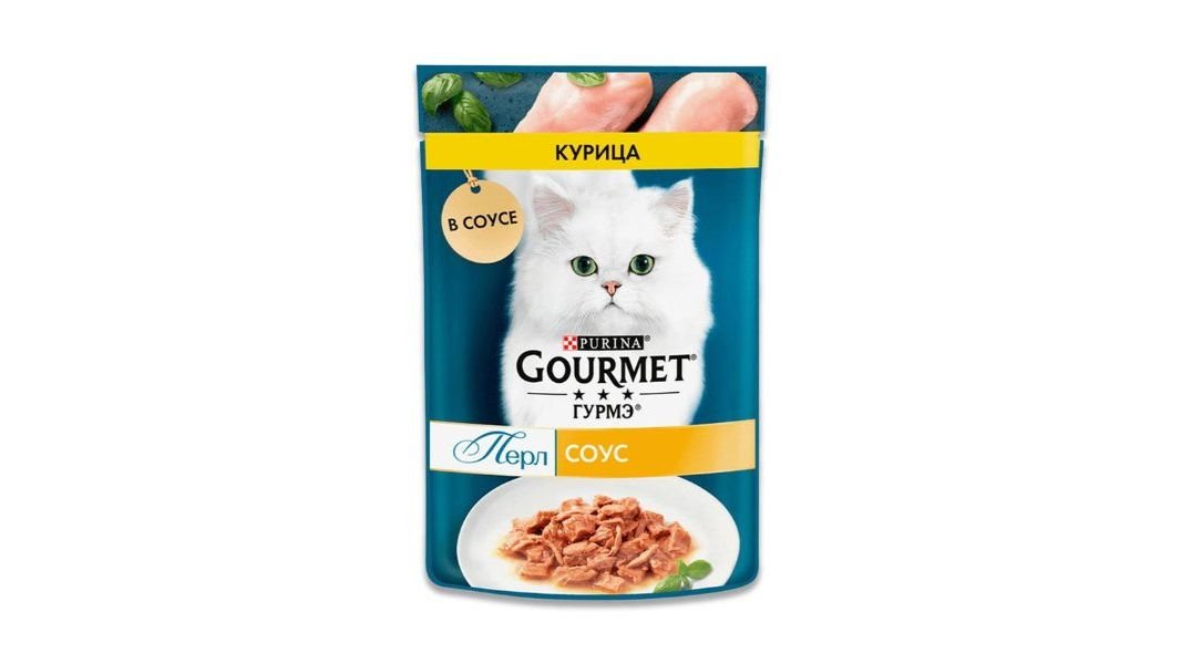 Корм для кошек Gourmet Perle с курицей 75 г
