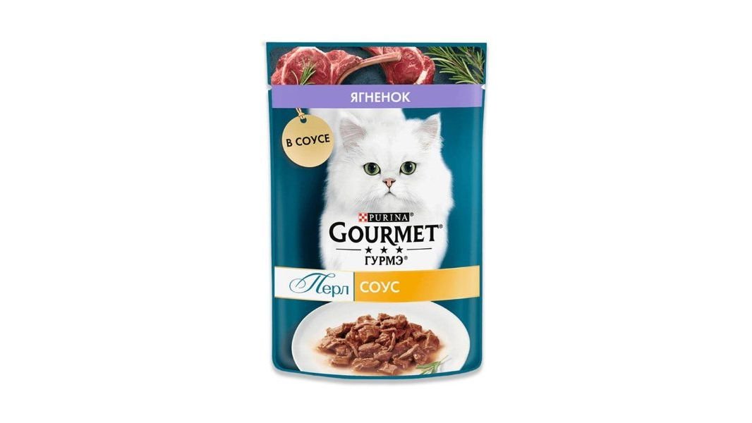 Корм для кошек Gourmet Perle с ягненком 75 г