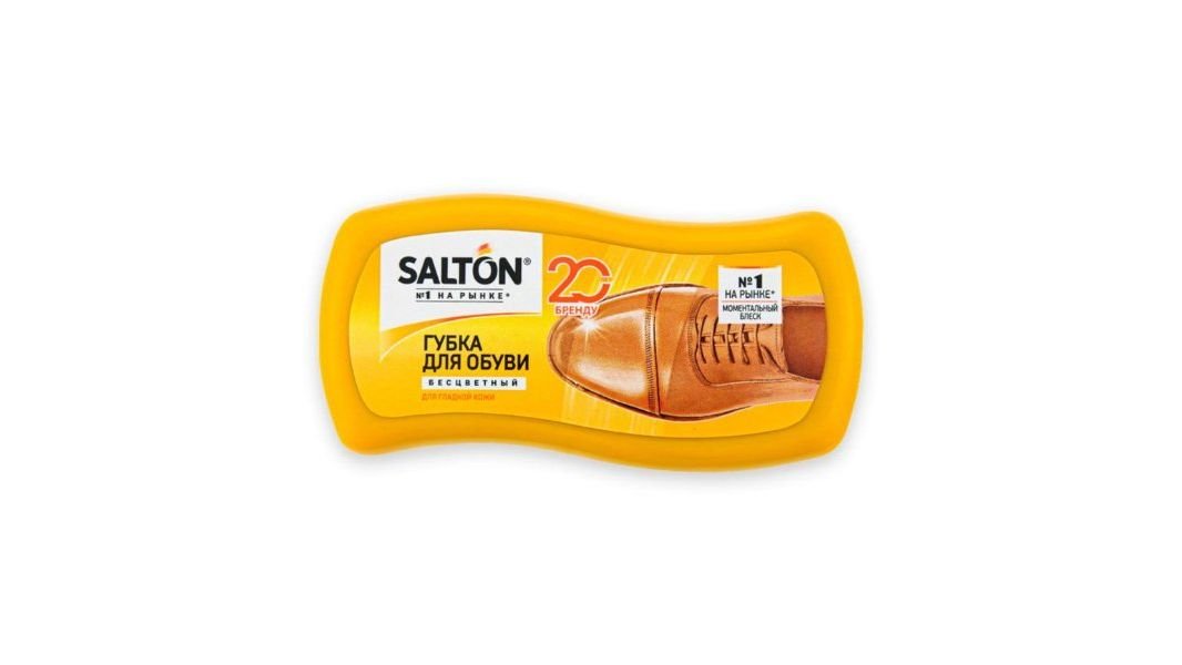 Губка для обуви Salton Волна бесцветная 1 шт