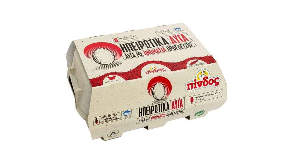 Ηπειρώτικα Αυγά 6Αδα 53-63G Medium