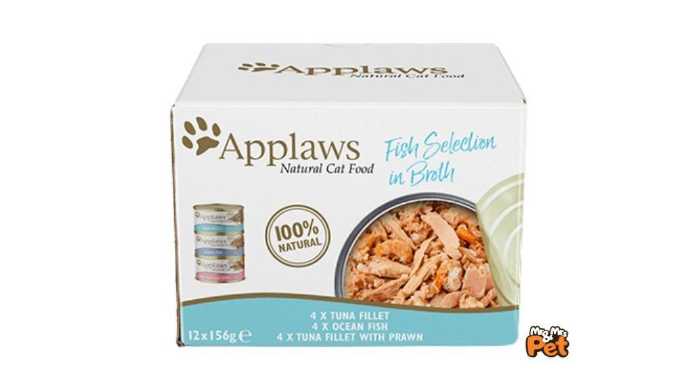 Applaws Fish Selection Tins In Broth (12X156g)