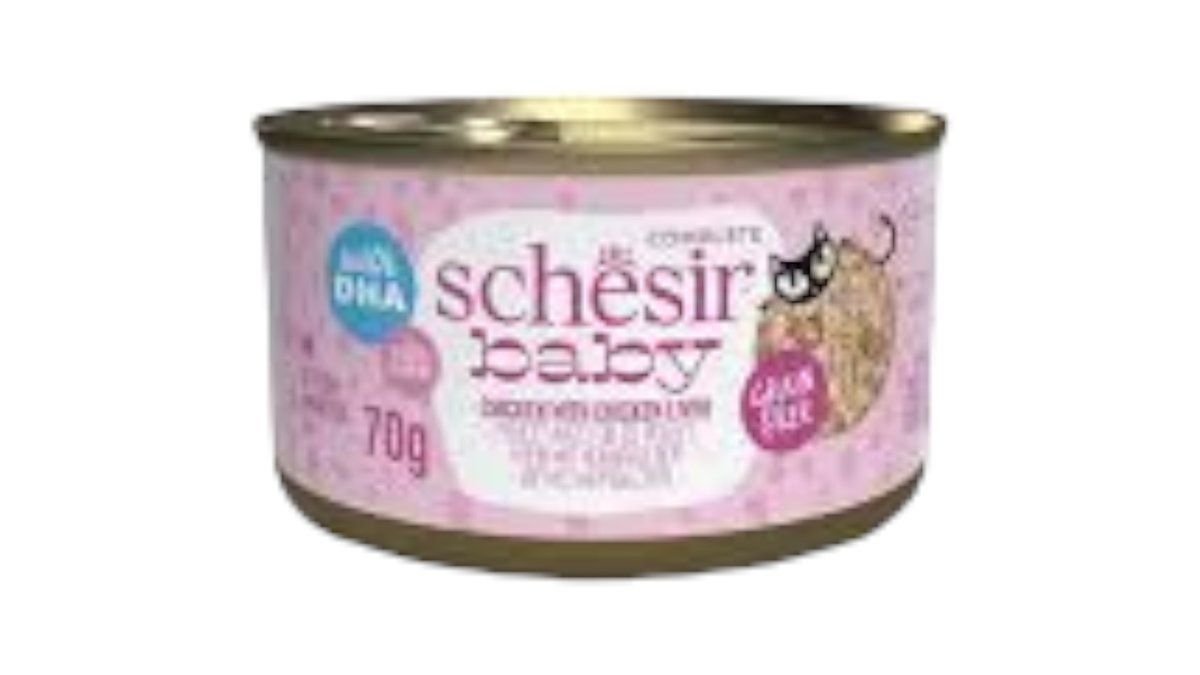 Schesir Baby Cat Chicken With Chicken Liver In Broth Can 70g