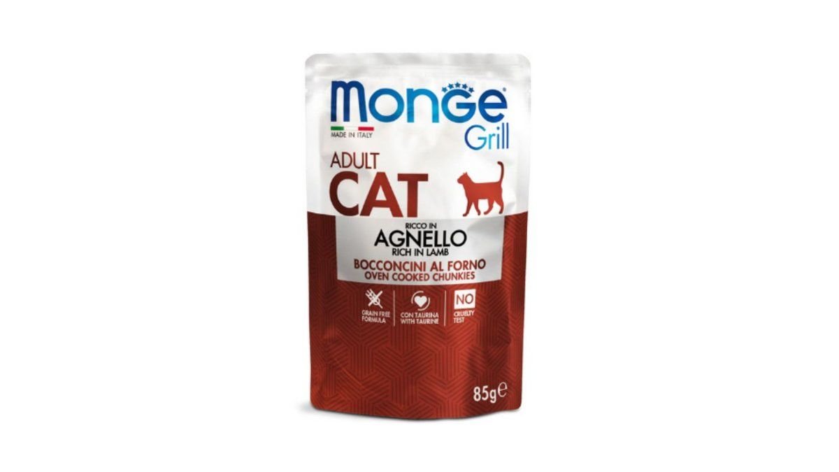 Monge Grill Cat Adult In Jelly Lamb 85g