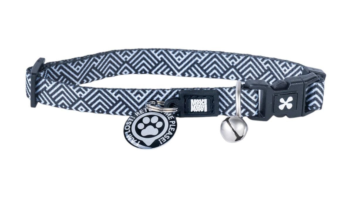 Max & Molly – Gotcha! Smart Id Cat Collar – Mykonos Black (One Size)