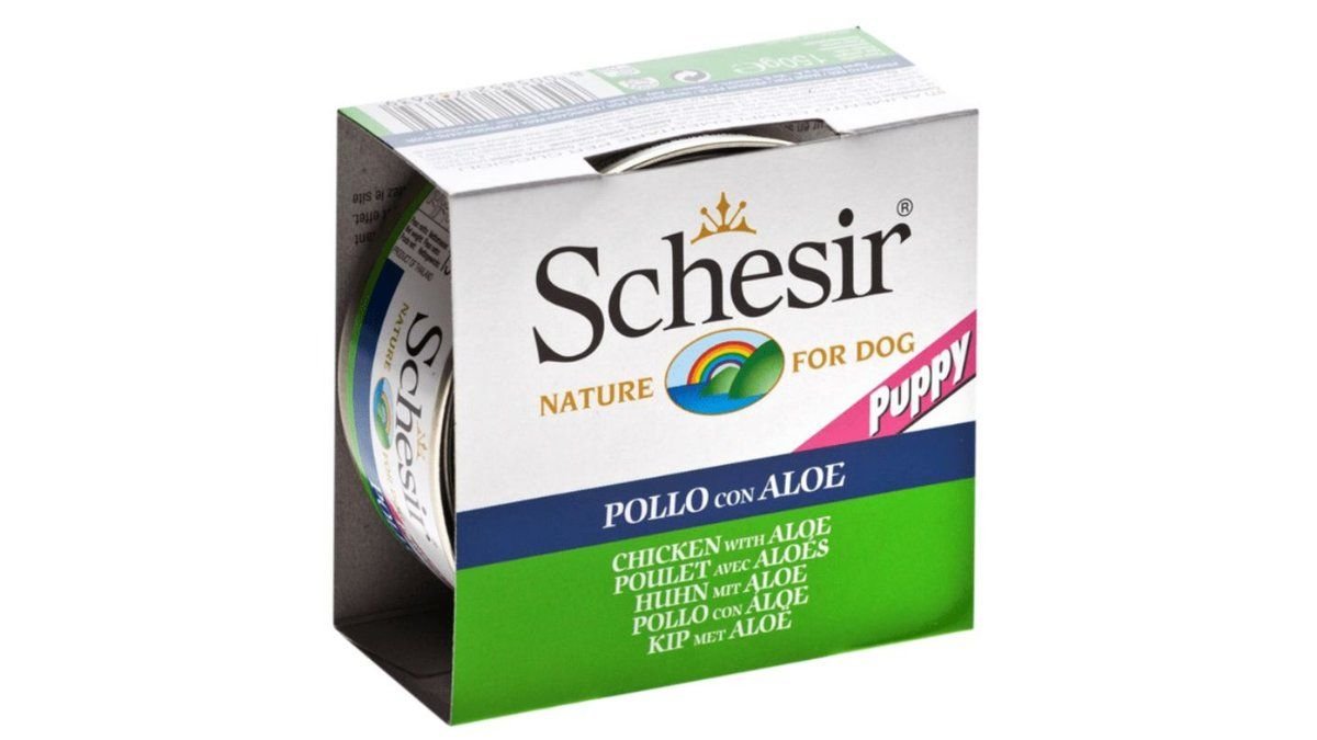 Schesir Puppy Chicken Fillets With Aloe 150g