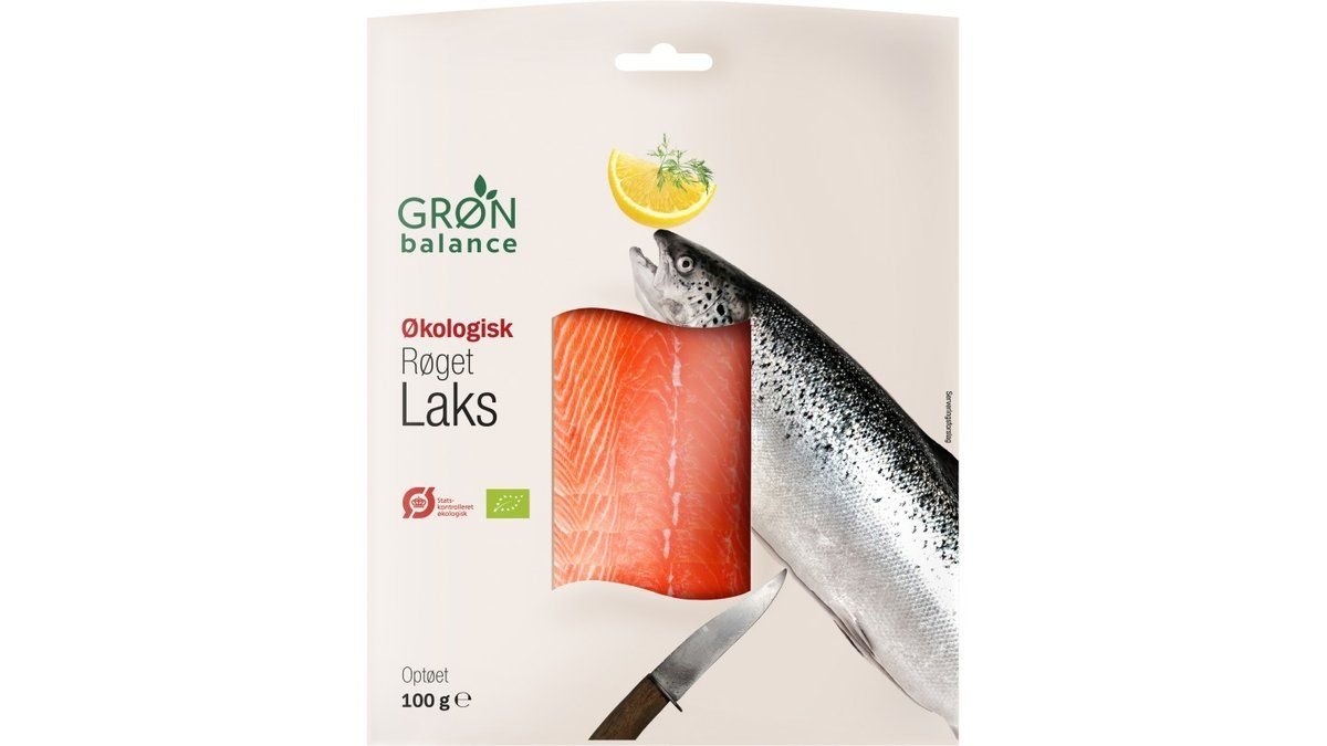 Røget laks øko. Grøn Balance 100 g