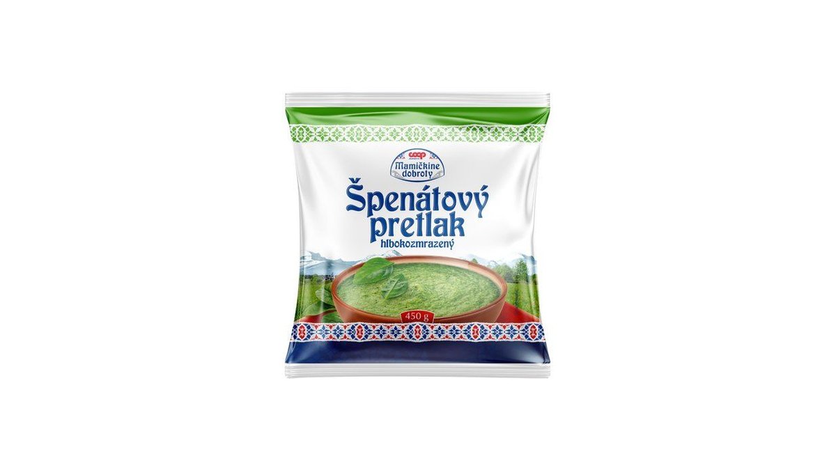 COOP Špenátový pretlak 450g MD