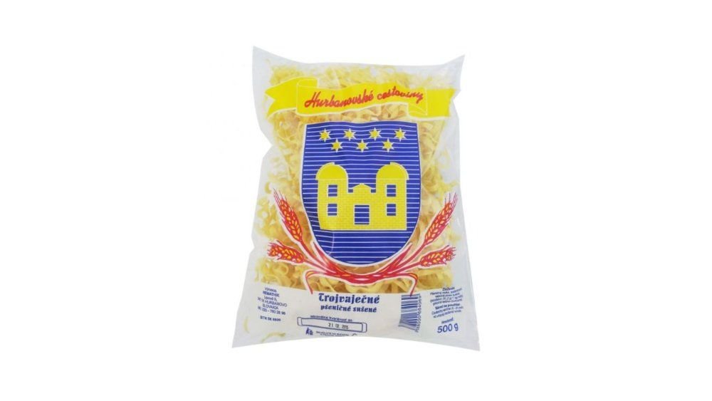 Hurbanovské cestoviny Rezance 3 vaječné 500 g