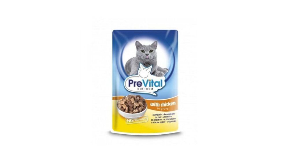 PreVital Kapsicka Mačka kura v omáčke 100 g