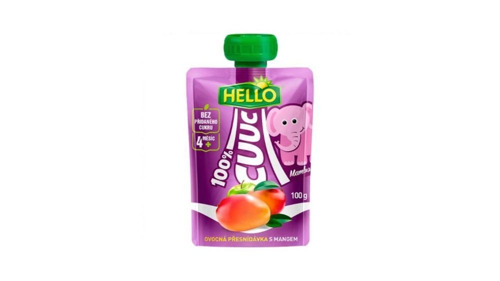 CUUC 100% Ovocná výživa s Mangom 100 g