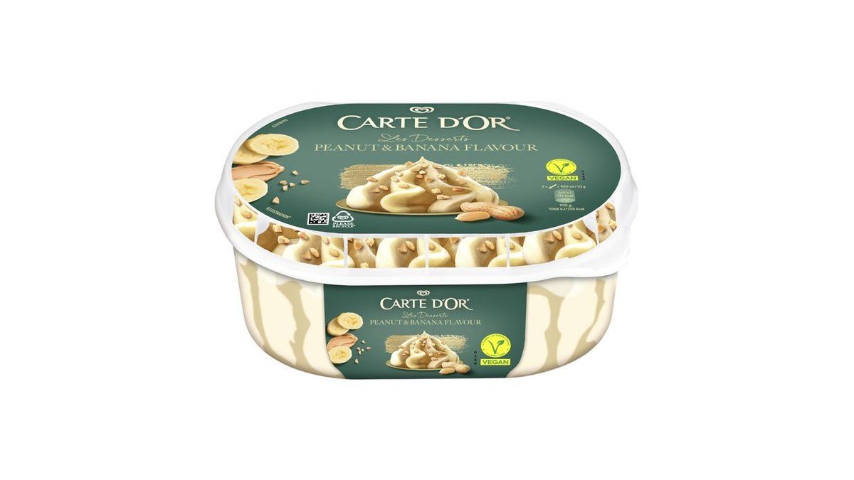 ALGIDA Carte d'Or Vegan Peanut&banana 825ml