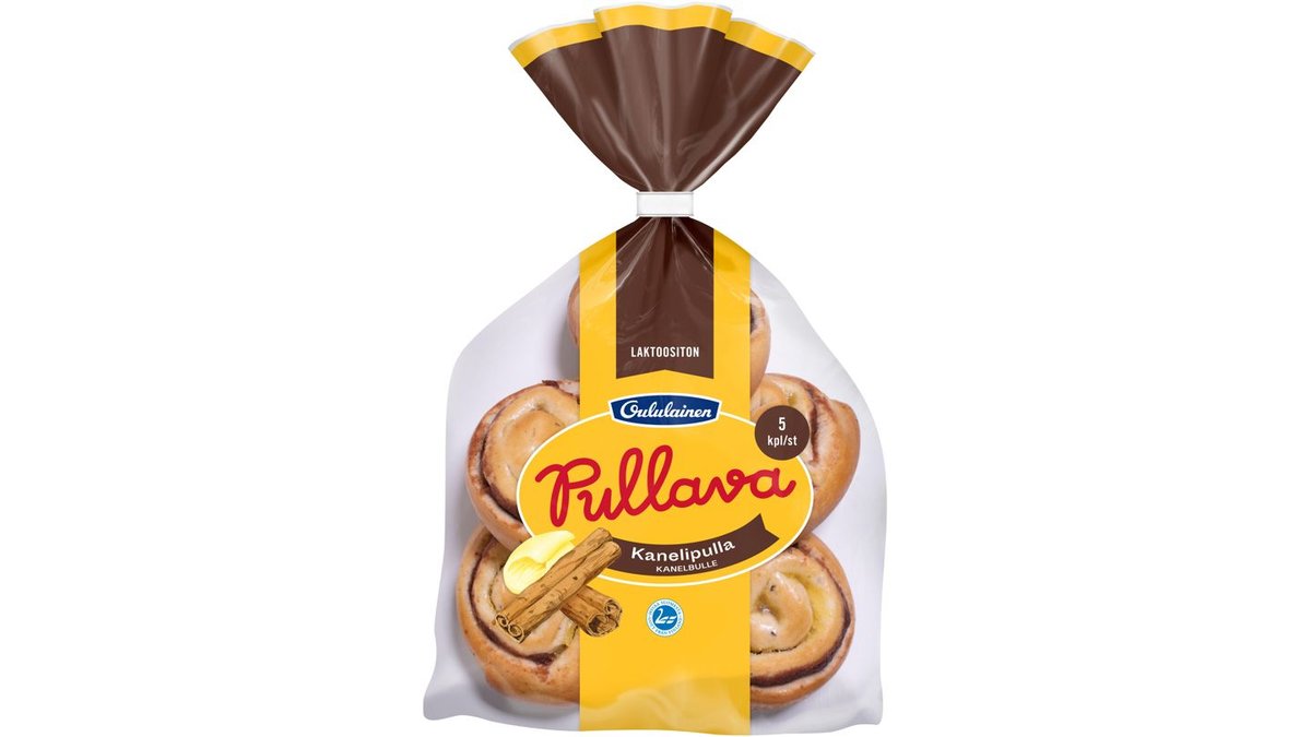 Oululainen Pullava Kanelipulla 5kpl 275g