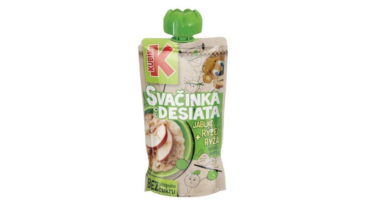 KUBÍK Desiata Jablko-škorica-ryža 100g