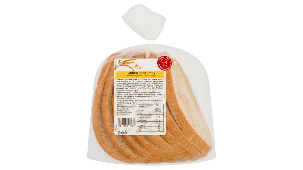 Penam Chlieb konzumný 250 g
