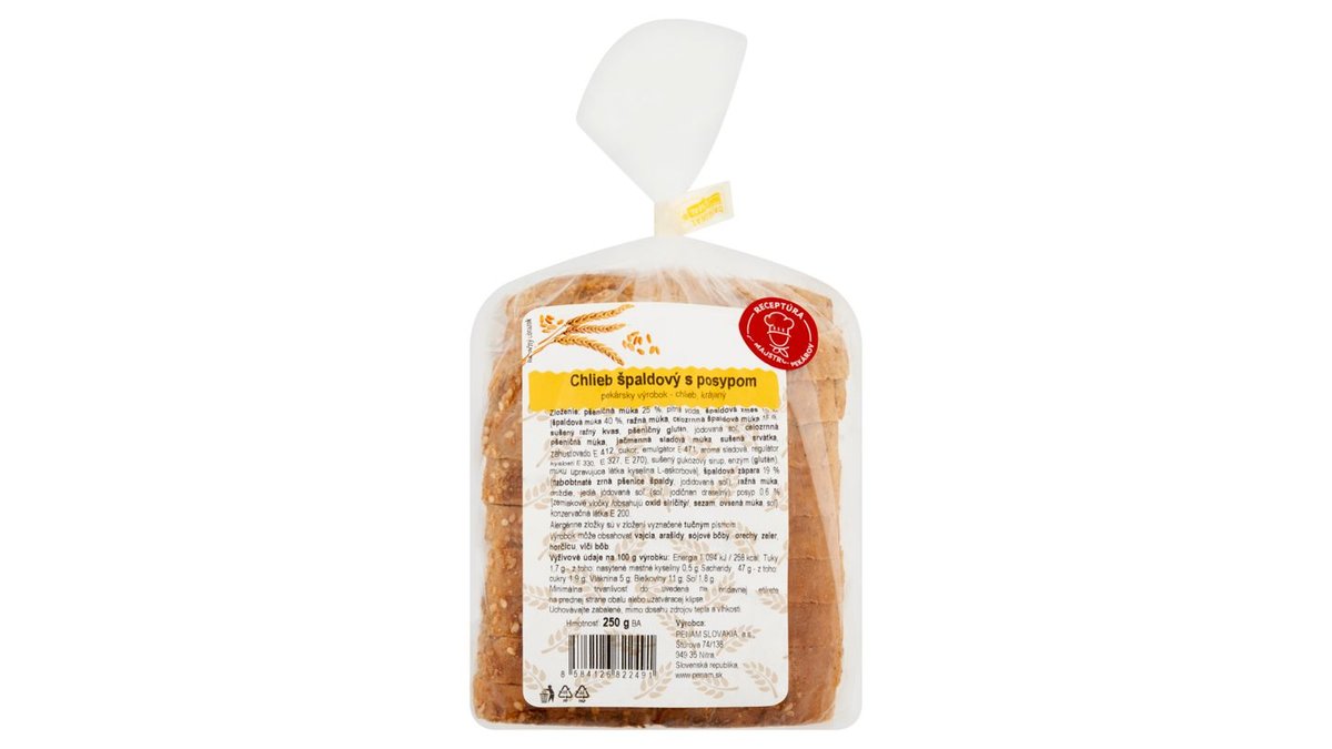 Penam Chlieb špaldový s posypom 250 g