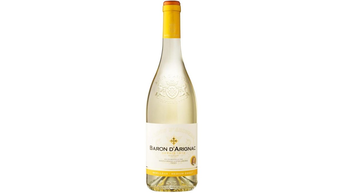 Вино BARON D ARIGNAC Moelleux бел/п/сл 0,75л с/б