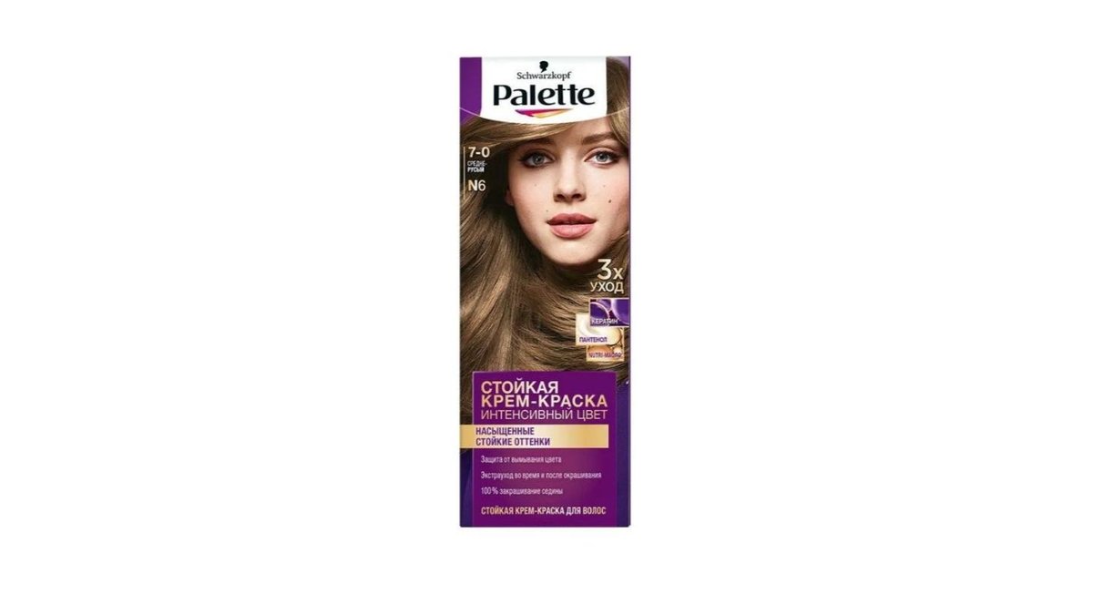 Краска для волос Palette 6 Средне-русый