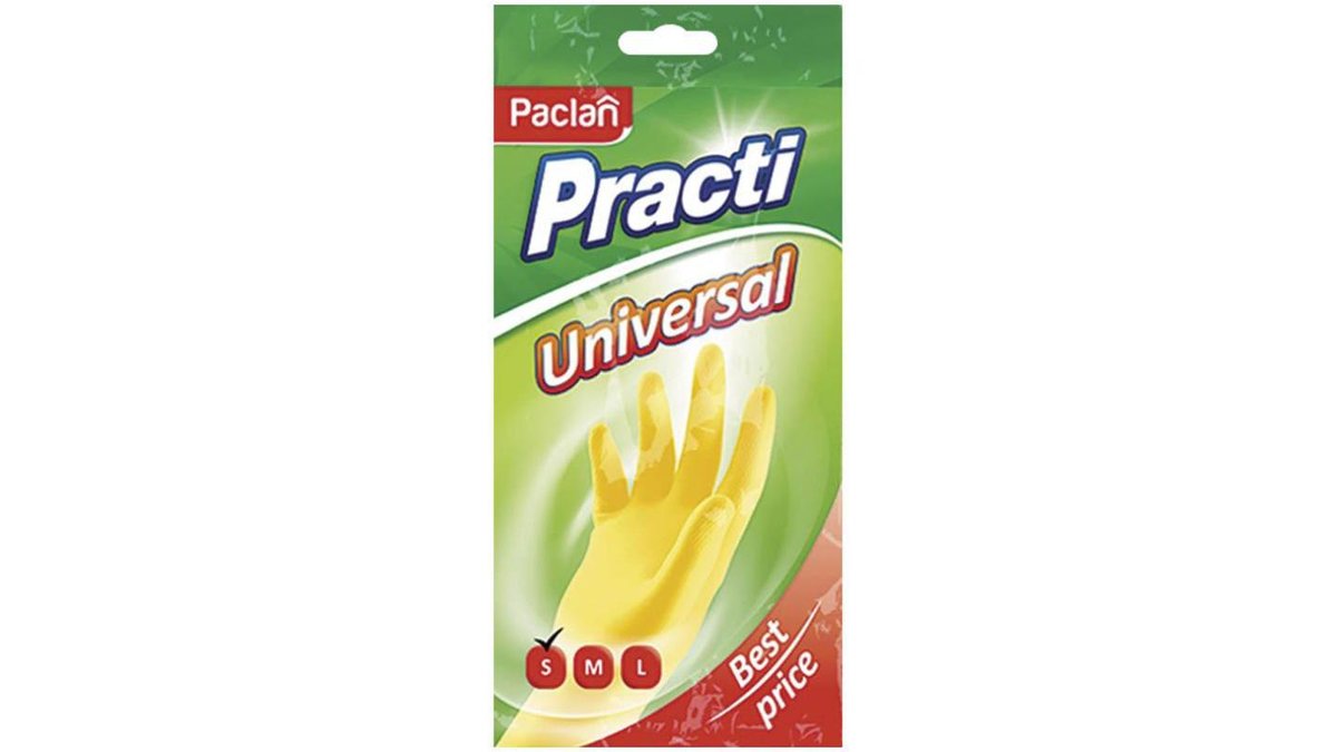 Перчатки PACLAN Practi Universal резиновые S м/у