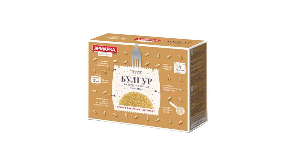 Крупа Ярмарка булгур отборная 250г