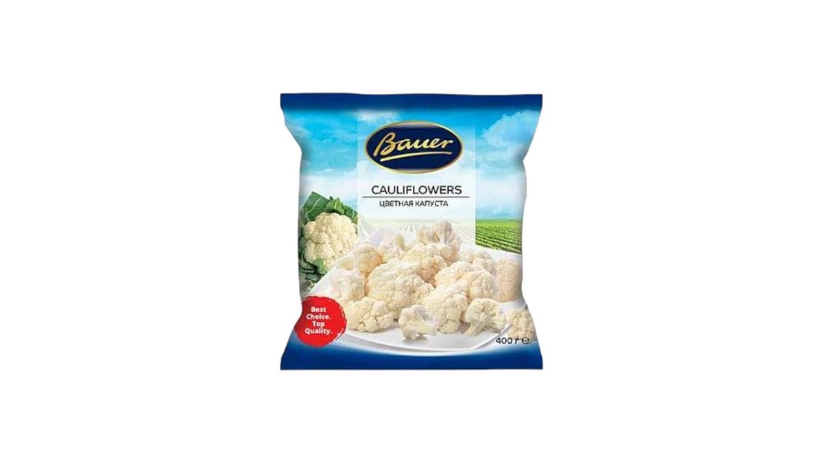 Капуста BAUER Цветная замороженная 400г м/у