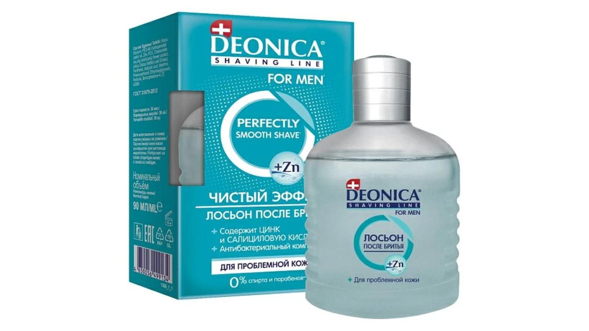 Лосьон после бритья Deonica Чистый эффект 90 мл