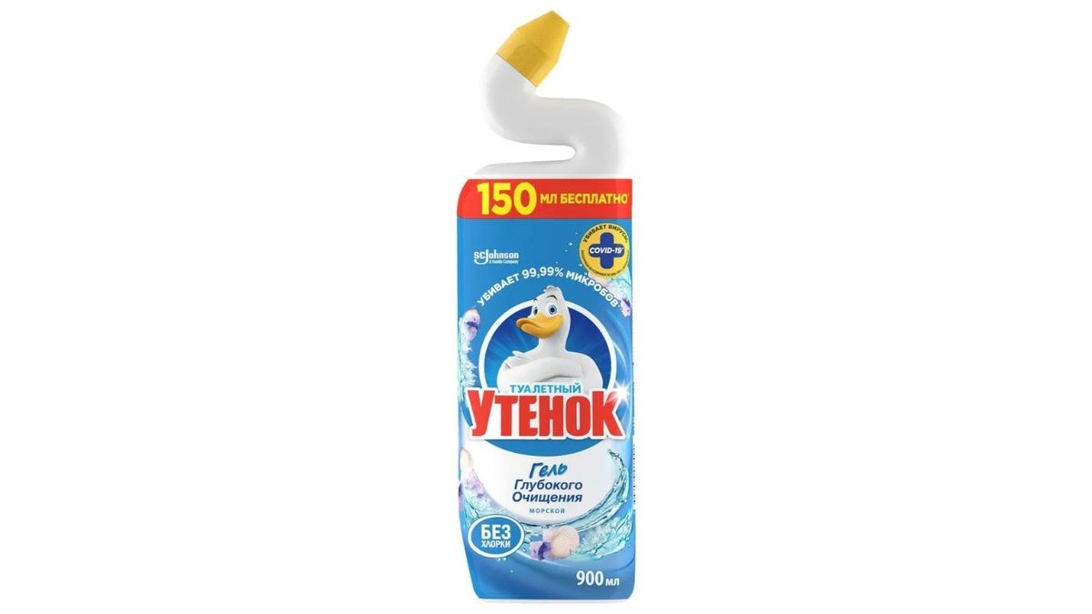 Средство для унитаза Туалетный Утенок морской 900 мл