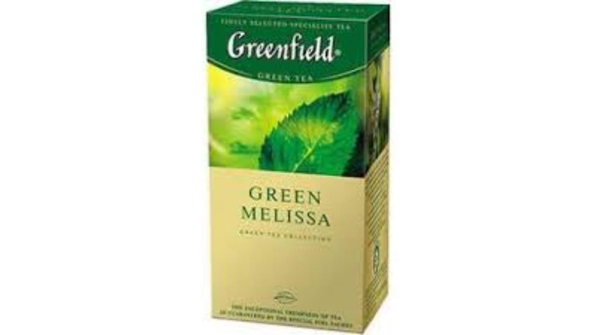 Чай Greenfield Green Melissa зеленый 25 пакетиков