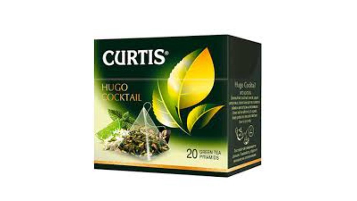 Чай Curtis Hugo Cocktail зеленый 20 пакетиков