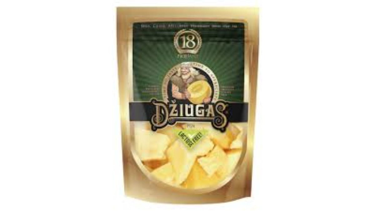 Сыр DZIUGAS Piquant колотый 18 мес 100г м/у