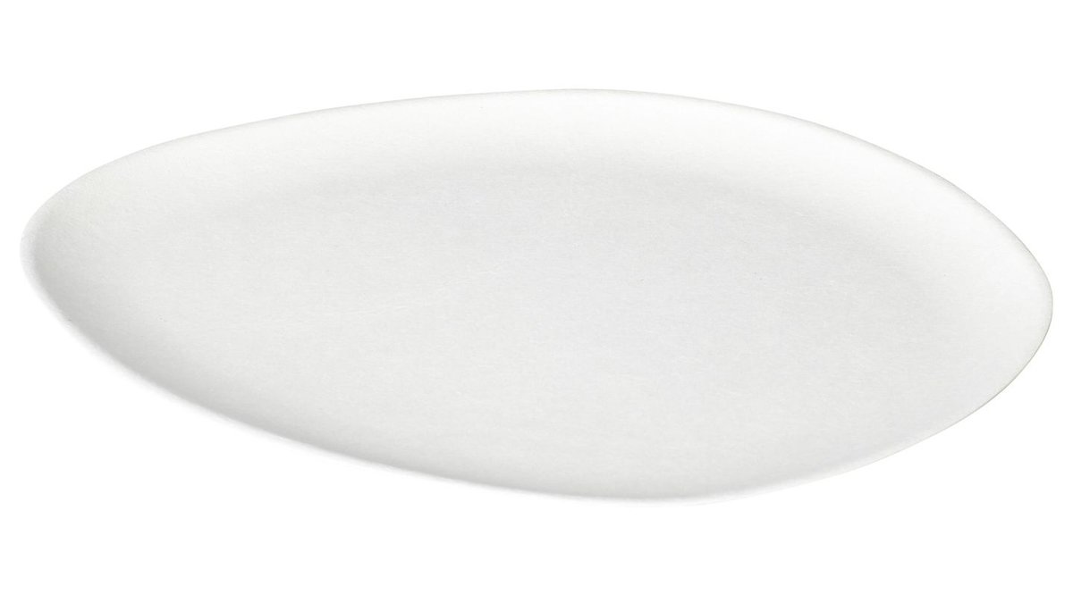 Biopak valkoinen bagassi lautanen 10kpl 27cm