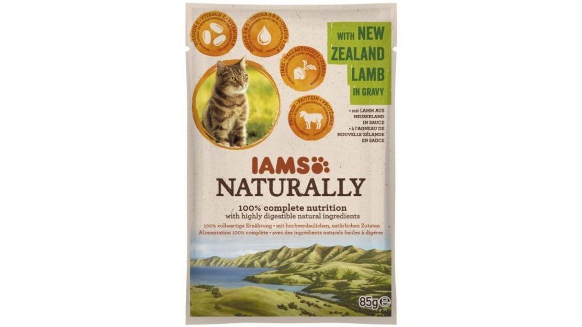 Cat Naturally Lamb Pouch 85g