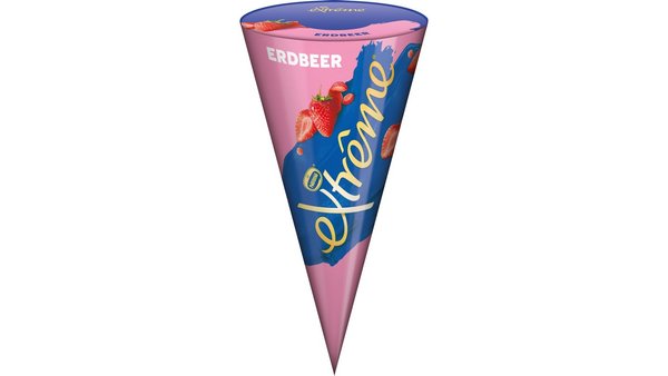 extreme Erdbeereis mit Waffel 120ml