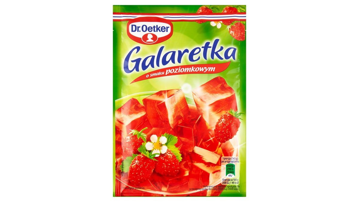 Dr. Oetker Galaretka o smaku poziomkowym 72 g