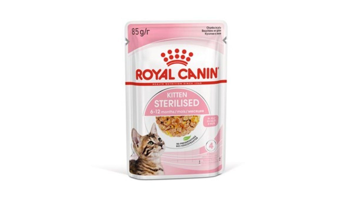 Royal Canin Kitten Sterlized Jelly Pouch - 85Gr