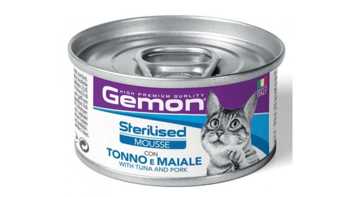 Gemon Cat Sterilized Adult Tuna And Pork Mousse - 85gr