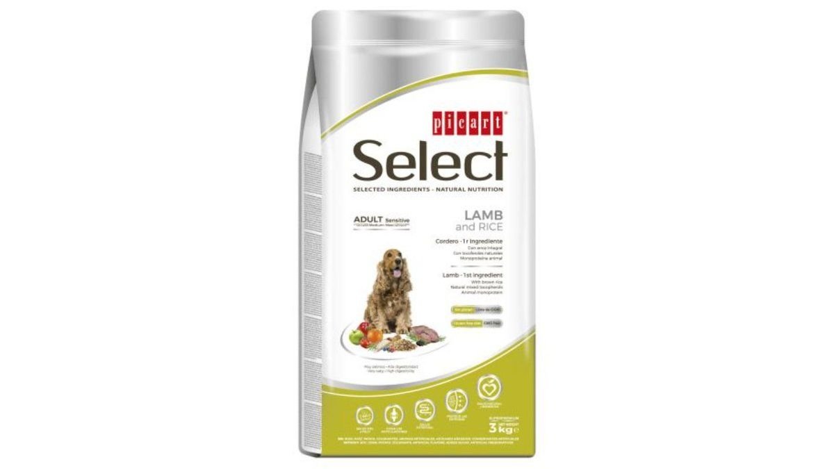 Picart Select Adult Lamb And Rice 3kg