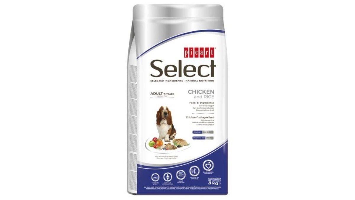 Picart Select Senior Chicken And Rice 12kg