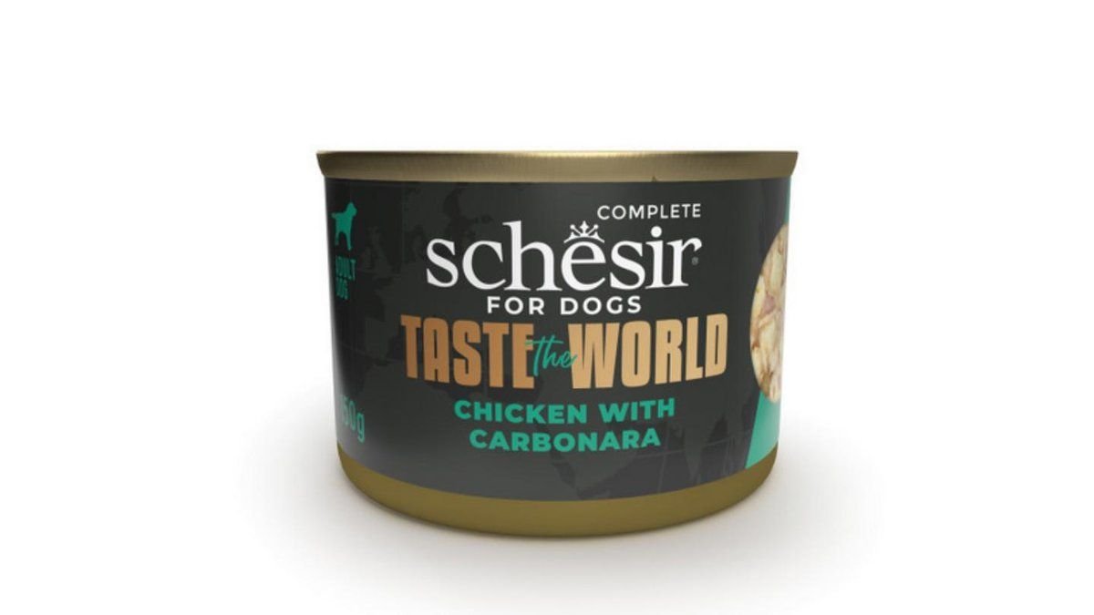 Schesir Dog Taste The World Chicken With Carbonara - 150gr