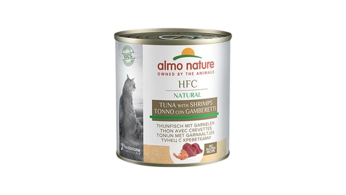Almo Nature Cat Hfc Natural Tuna & Shrimp - 280gr