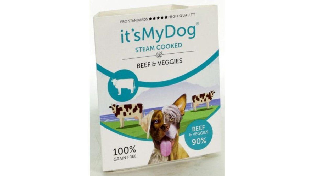 It's My Dog Steamed Cooked Beef & Veggies - 395gr