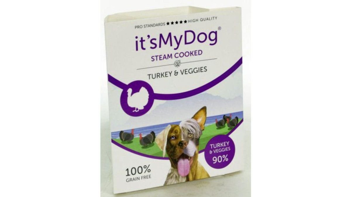 It's My Dog Steamed Cooked Turkey & Veggies - 395gr